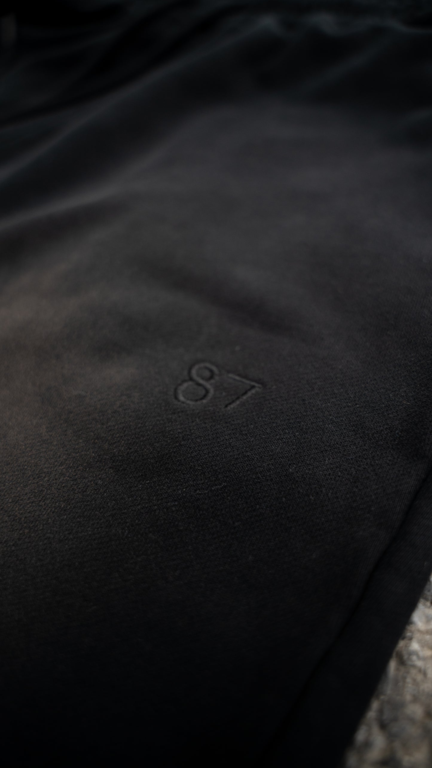 87 Heavy-Weight Black Sweats
