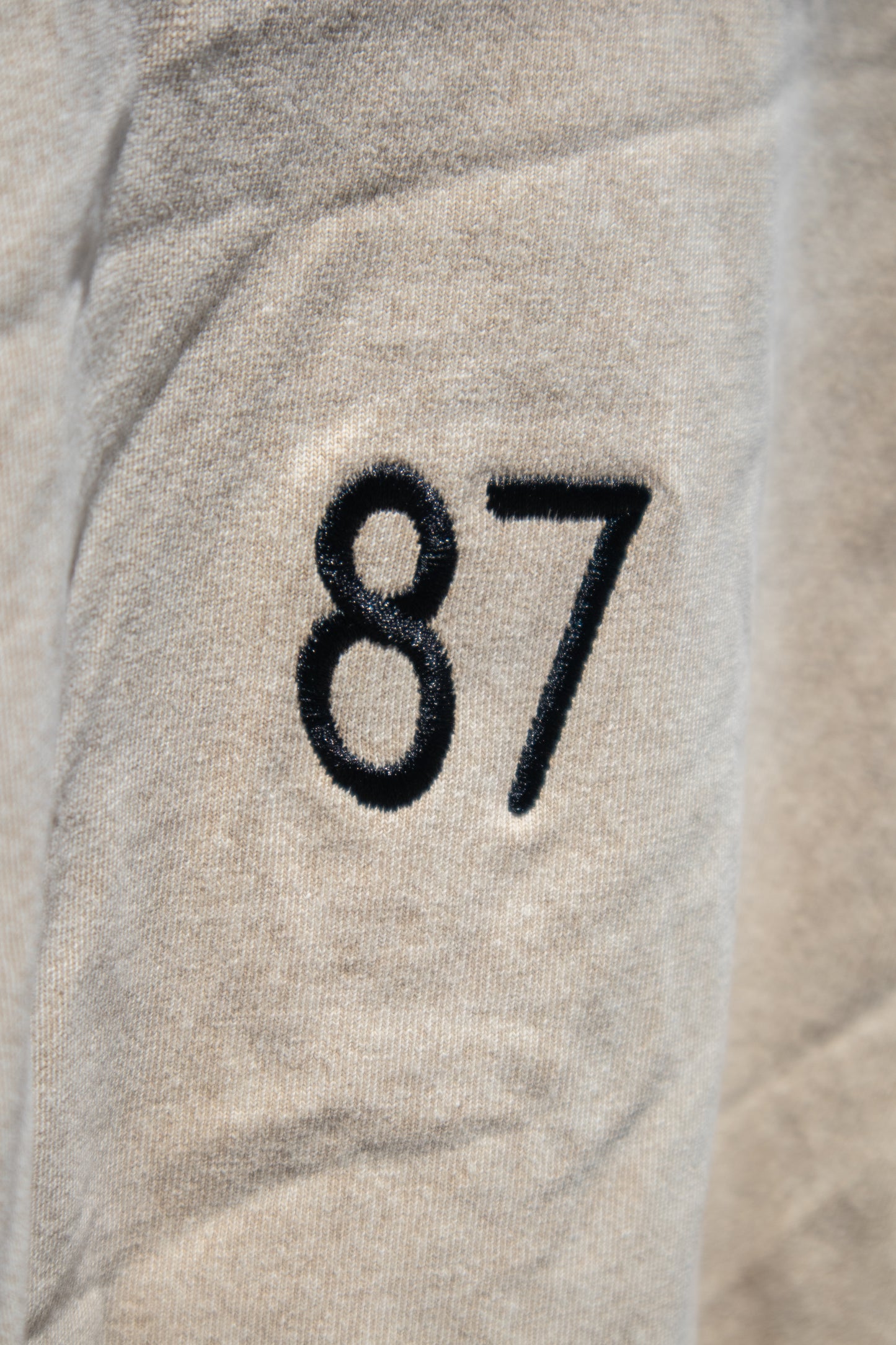 87 Over Size Acid Wash Tee "Sand"